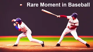 What is the Rarest moment in a baseball Game?