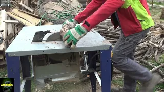 Cutting Firewood with Einhell table saw!