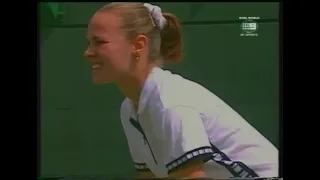 Martina Hingis vs Jelena Dokic - Wimbledon 1999 1R Highlights