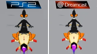 Looney Tunes Space Race (2000) PS2 vs Dreamcast (Graphics Comparison)
