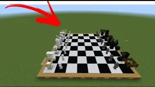 Я построил шахматную доску в увеличенной копии в minecraft. /  Cola_Coca_Cola