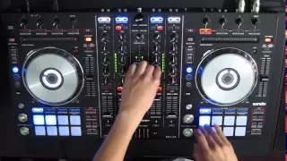 Pioneer DDJ-SX "I'm just screwing around" electro/scratch mix or something