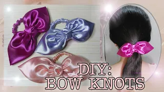 DIY CUTE BOW KNOT| EASY SCRUNCHIE TUTORIAL😍 #10