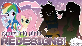 my little pony equestria girls redesigns! ✧ speedpaint & commentary ♡