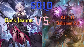 [Evertale] Dark Jeanne Vs Act 11 Bahamut Solo