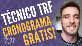 Concurso Técnico TRF 2018/2019   Análise e cronograma GRÁTIS (plano de estudos completo)