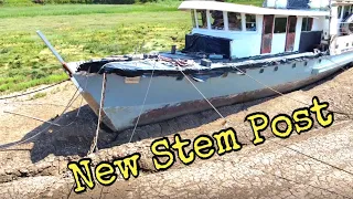 Ep 130 Old Boat New Stem!! Replacing The Front Of Our Boat #boatrestoration