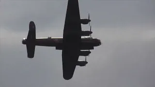 BBMF Lancaster performing display, takes offs and landing. awesome sound 05/09/2022