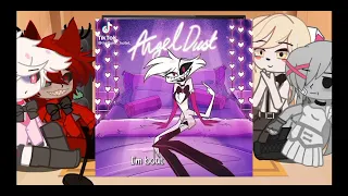 ♡Hazbin Hotel react to angel dust! ♡(angst)♡Slight radiodust/Vagcharlie ♡