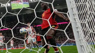 Romelu Lukaku Misses Four Big Chances As Croatia Knock Out Belgium From The World Cup.