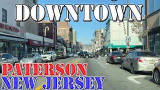 Paterson - New Jersey - 4K Downtown Drive