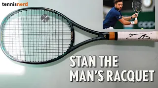 A closer look at Stan Wawrinka's racquet