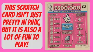 New £2 lottery scratch cards.£20 of the new £500K Pink Lotto Scratch Tickets.