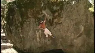 Ron Kauk bouldering, Yosemite