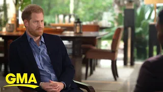 Prince Harry on grieving Princess Diana and how military service saved him l GMA
