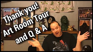 Thank you! Art room tour and Q & A (final video of 2018)