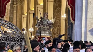 Festa S. Agata ‘23 - Catania. Uscita e avvio della processione del giro interno  05.02.2023