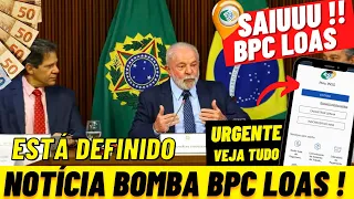 NOTÍCIA BOMBA BPC LOAS PARA TODO O BRASIL FOI REVELADO