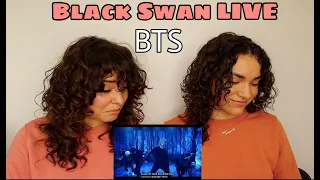 BTS BLACK SWAN LIVE JAMES CORDEN REACTION!!