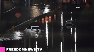 NEW YORK CITY UNDER WATER - Flooding Continues Through The Night