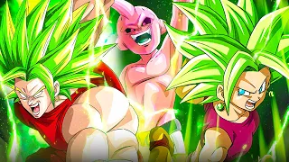 AGL KALE AND THE U6 TEAM BUFFED BY SUPER EZA PHY KID BUU! (Dokkan Battle)