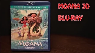 Disney Moana 3D Bluray Unboxing Audio/ Video Review