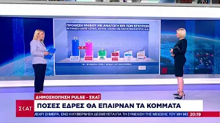 Δημοσκόπηση Pulse - ΣΚΑΪ: Πόσες έδρες θα έπαιρναν τα κόμματα | Βραδινό δελτίο | 17/03/2023