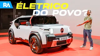 BARATO e tem pneus que duram até MEIO MILHÃO de km. Citroën Oli concept