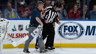 NHL: Pucks Hitting the Refs/Linesmen Part 2