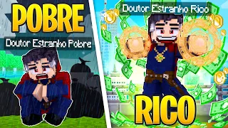 RICO VS POBRE DO DOUTOR ESTRANHO no MINECRAFT! ​‹‹ P3DRU ››