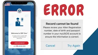 Error en la app CBP One. Cómo corregirlo. Parole Humanitario #cubanos #nicaraguenses #haitianos