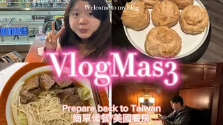 美國留學/VlogMas3/簡單備餐/美國看房