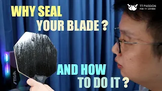 Why and How to Seal your Table Tennis Blade (Demonstration with Stiga Cybershape)