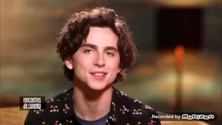 Timothée Chalamet, interview in French (with English subtitles) for "Rencontres de cinéma"