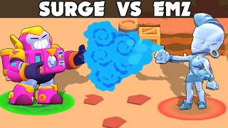 SURGE vs SILVER EMZ | 1 vs 1 | 29 Tests | Best Brawler in Brawl Stars?