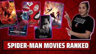 All Spider-Man and Venom Movies Ranked (w/Spider-Man: No Way Home)