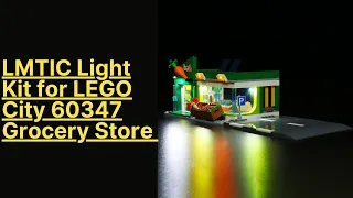 LMTIC Light Kit for LEGO City 60347 Grocery Store
