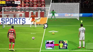 DLS 21 vs FIFA 21 Mobile | Realistic Penalty Side by Side