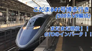 こだま851号(500系V9編成)  ハローキティ新幹線ではないノーマルの 500系の方がレアかも！？　@新大阪駅