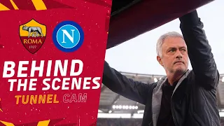 BEHIND THE SCENES 👀 | Roma v Napoli | Tunnel CAM 2021-22