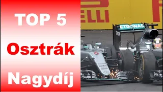 TOP 5 F1-es Osztrák Nagydíj