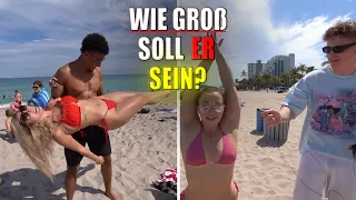 Worauf stehen FRAUEN aus MIAMI bei Männern! USA MIAMI Umfrage, Daddy reagiert auf TomSprm