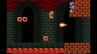 super mario bros 3, final castle with Hammer suit