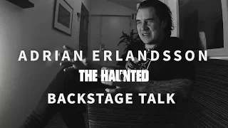 Adrian Erlandsson (The Haunted) Backstage Talk + Drumcam / Tampere, November 2017