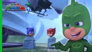 Frozen Fun: Ice Block Rescue! | PJ Masks CLIP