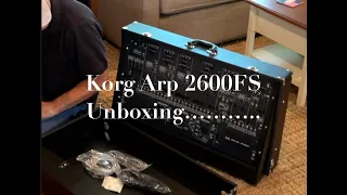 Korg Arp 2600 Unboxing...............