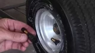 How to replace tire air valve stem - small tires