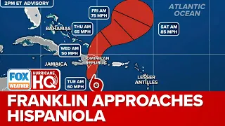 Tropical Storm Franklin Expected To Bring Flooding Rain And Strong Winds To Hispaniola