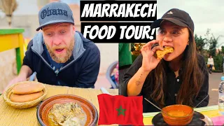 AMAZING MOROCCAN FOOD TOUR in MARRAKECH! 🇲🇦 The BEST Local Food Spots & MUST TRY Dishes!