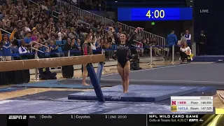 Katelyn Ohashi (UCLA) 2019 Beam vs Nebraska 9.9